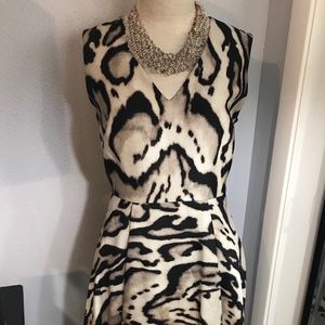 Diane Von Furstenburg animal print dress